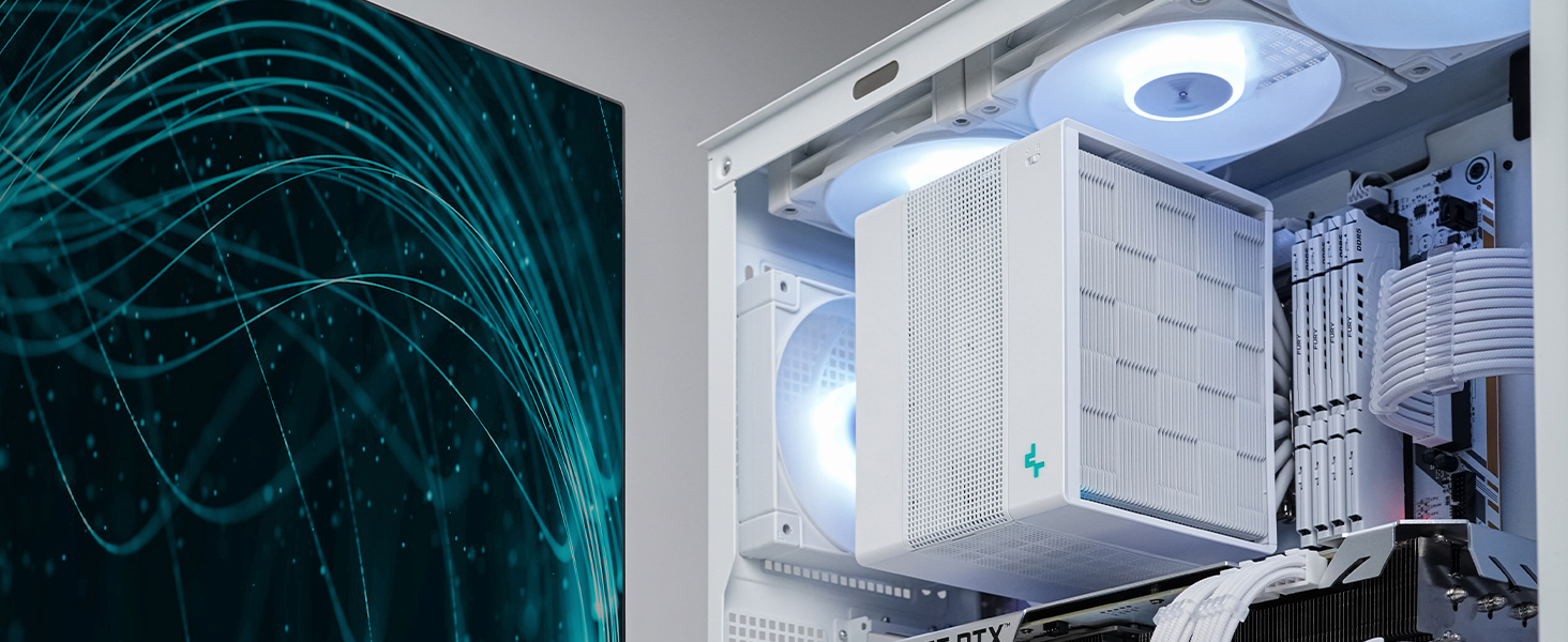DeepCool ASSASSIN 4S Premium CPU Air Cooler (White) | Green Apple